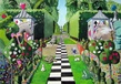 Alice in Wonderland backdrop